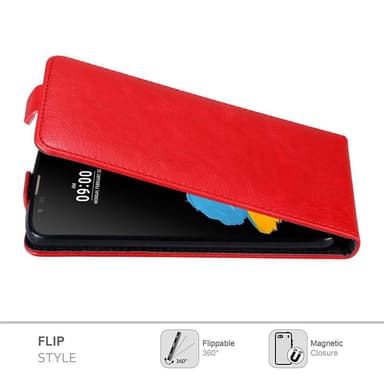 LG STYLUS 2 Flipfodral Skal (Röd)