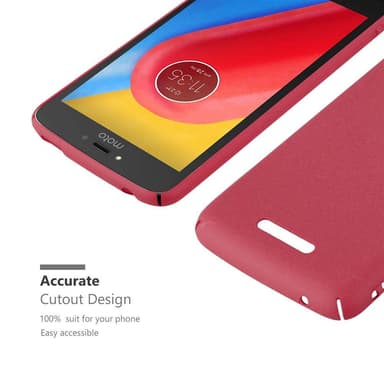 Motorola MOTO C PLUS Skal Fodral Case (Röd)