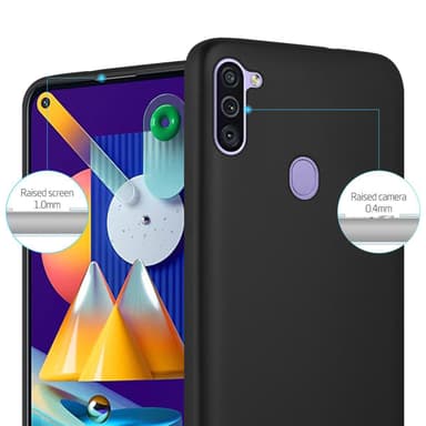 Skal Samsung Galaxy A11 / M11 Fodral Case (Svart)