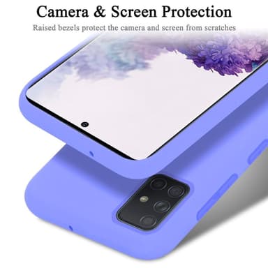 Samsung Galaxy A51 5G Skal Fodral Case (Lila)