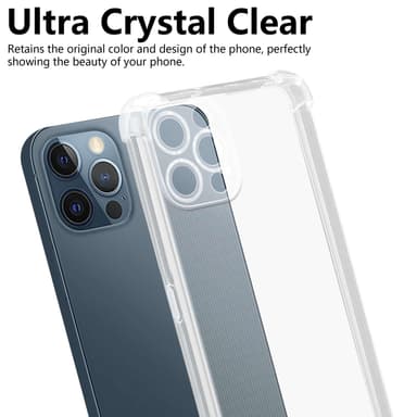 iPhone 12 PRO Skal Fodral Case (Genomskinlig)