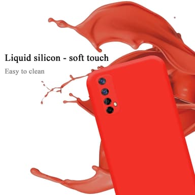 Realme 7 5G Skal Fodral Case (Röd)