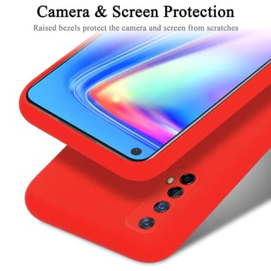 Realme 7 5G Skal Fodral Case (Röd)