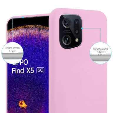 Skal Oppo FIND X5 Fodral Case (Rosa)