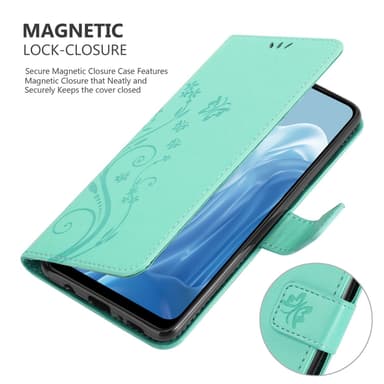 Realme 7 5G Plånboksfodral Skal (Turkos)