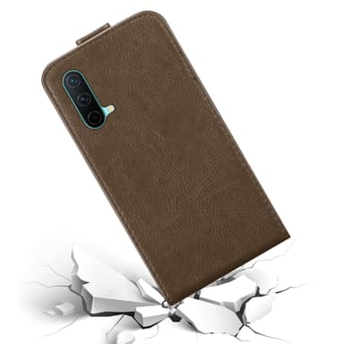 OnePlus Nord CE 5G Flipfodral Skal (Brun)