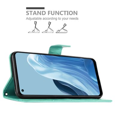 Realme 7 5G Plånboksfodral Skal (Turkos)