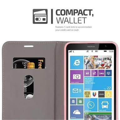 Nokia Lumia 1320 Plånboksfodral Skal (Blå)