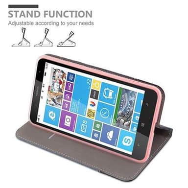 Nokia Lumia 1320 Plånboksfodral Skal (Blå)