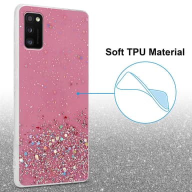 Samsung Galaxy A41 Skal Fodral Case (Rose)