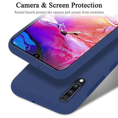 Samsung Galaxy A70 / A70s Skal Fodral Case (Blå)