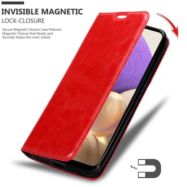 Samsung Galaxy A32 5G Skal Fodral Case (Röd)