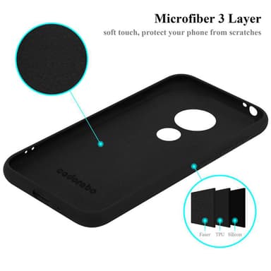 Motorola MOTO E5 PLAY GO Skal Fodral Case (Svart)