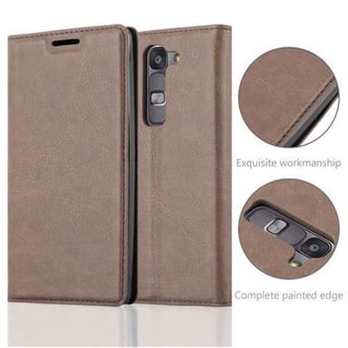 LG G4C / G4 MINI / MAGNA Skal Fodral Case (Brun)