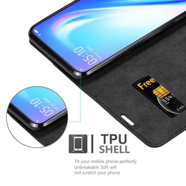 Vivo S1 Skal Fodral Case (Svart)