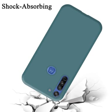 Motorola MOTO G8 Skal Fodral Case (Grön)