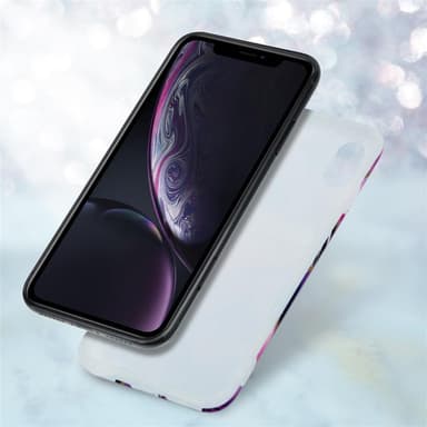 iPhone XR Plånboksfodral Skal (Lila)