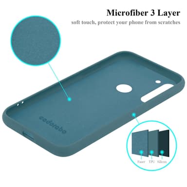 Motorola MOTO G8 Skal Fodral Case (Grön)