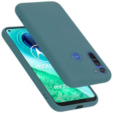 Motorola MOTO G8 Skal Fodral Case (Grön)
