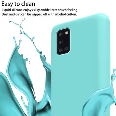 Samsung Galaxy A31 Skal Fodral Kedja (Turkos)