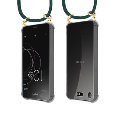 Sony Xperia XZ1 COMPACT Skal Fodral Kedja (Grön)