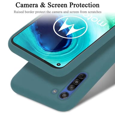 Motorola MOTO G8 Skal Fodral Case (Grön)
