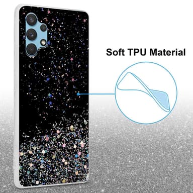 Samsung Galaxy A32 4G Skal Fodral Case (Svart)