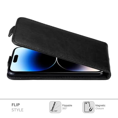 iPhone 14 PRO MAX Flipfodral Skal (Svart)