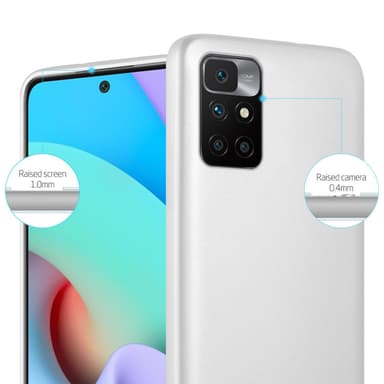 Skal Xiaomi RedMi 10 Fodral Case (Silver)