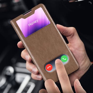Samsung Galaxy S24 ULTRA Plånboksfodral Skal (Brun)