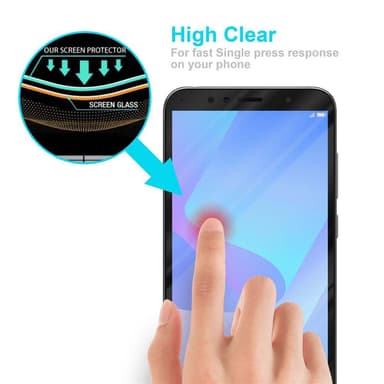 Huawei Y6 PRIME Skyddsglas Skyddsfilm Skärmskydd