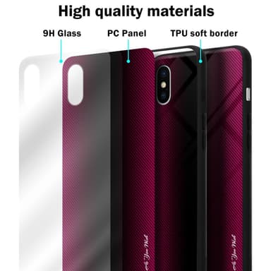 iPhone X / XS Skal Fodral Case (Rosa)