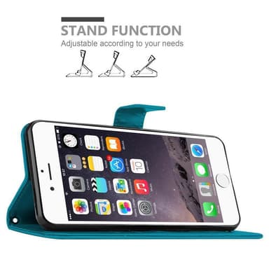 iPhone 6 / 6S Plånboksfodral Skal (Blå)