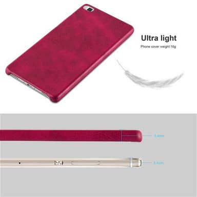 Huawei P8 Skal Fodral Case (Röd)