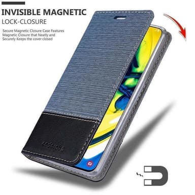 Samsung Galaxy A80 / A90 4G Plånboksfodral Skal (Blå)