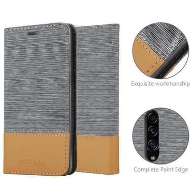 Samsung Galaxy A90 5G Plånboksfodral Skal (Grå)
