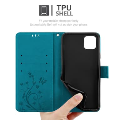 iPhone 13 Plånboksfodral Skal (Blå)