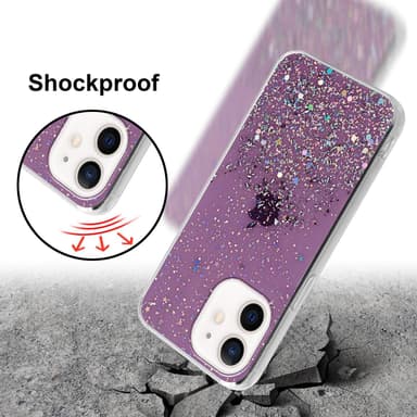 iPhone 12 MINI Skal Fodral Case (Lila)