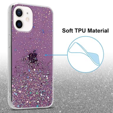 iPhone 12 MINI Skal Fodral Case (Lila)