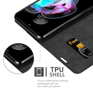 Motorola EDGE 20 Skal Fodral Case (Svart)