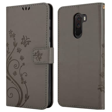 Xiaomi Pocophone F1 Plånboksfodral Skal (Grå)
