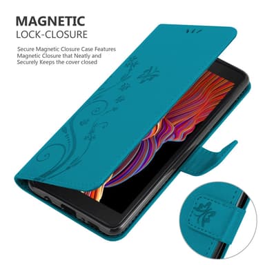 Samsung Galaxy XCover 5 Plånboksfodral Skal (Blå)
