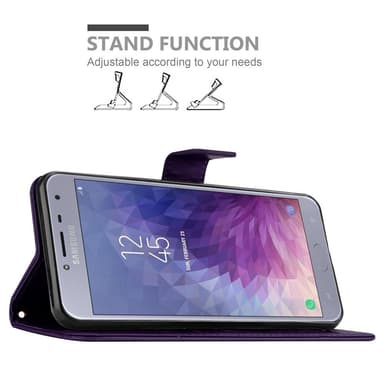 Samsung Galaxy J4 2018 Plånboksfodral Skal (Lila)