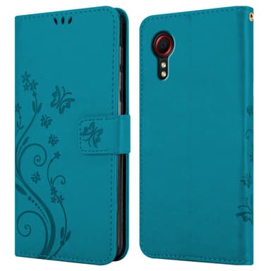 Samsung Galaxy XCover 5 Plånboksfodral Skal (Blå)