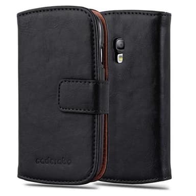 Samsung Galaxy S3 MINI Plånboksfodral Skal (Svart)