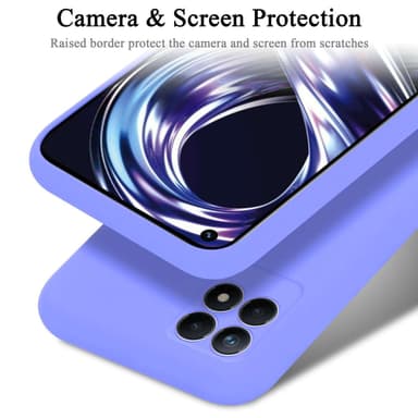 Realme 8i / Narzo 50 4G Skal Fodral Case (Lila)