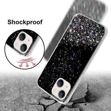 iPhone 13 Skal Fodral Case (Svart)