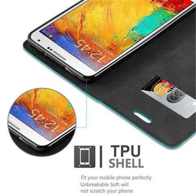 Samsung Galaxy NOTE 3 Skal Fodral Case (Turkos)
