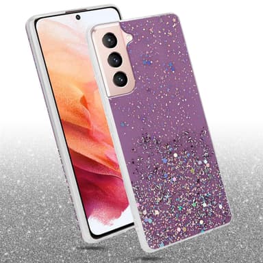 Samsung Galaxy S21 5G Skal Fodral Case (Lila)
