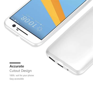Skal HTC ONE M10 Fodral Case (Silver)